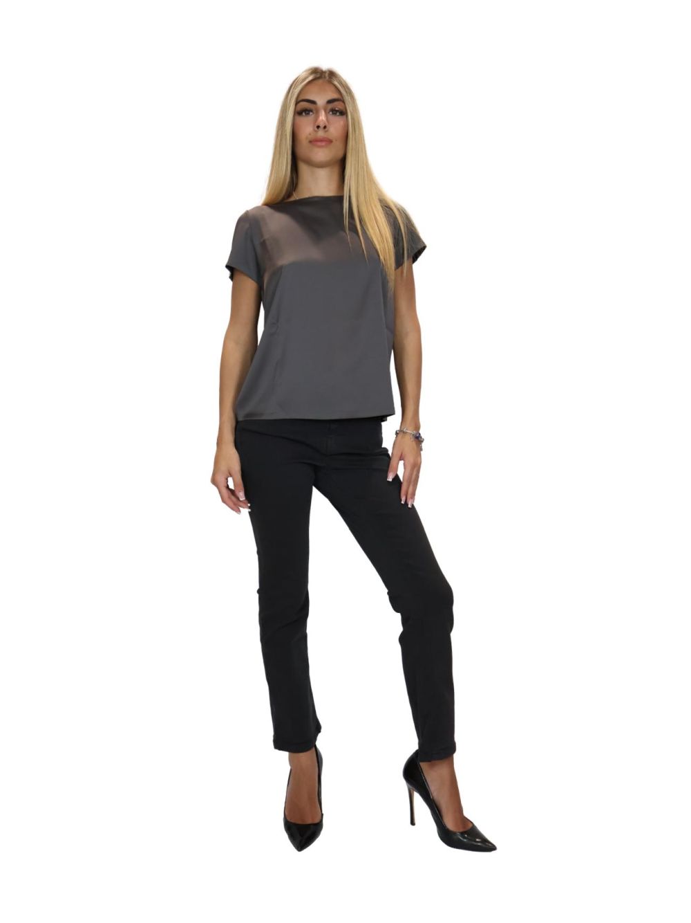 Pantalone Emme Marella QUAGGA Donna - Grigio