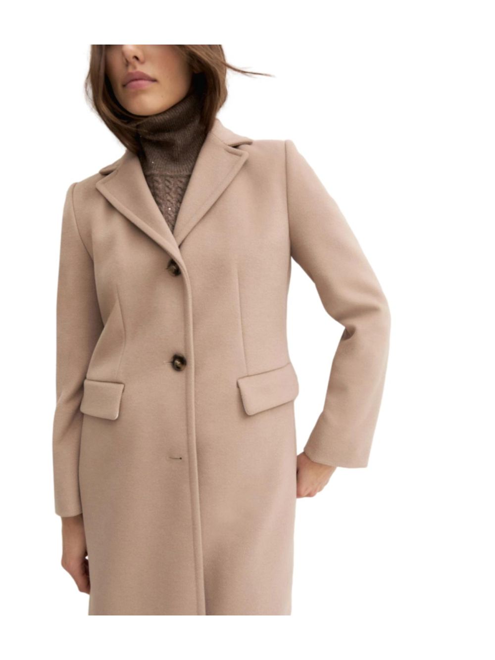 Cappotto Emme Marella STAGNO Donna - Beige