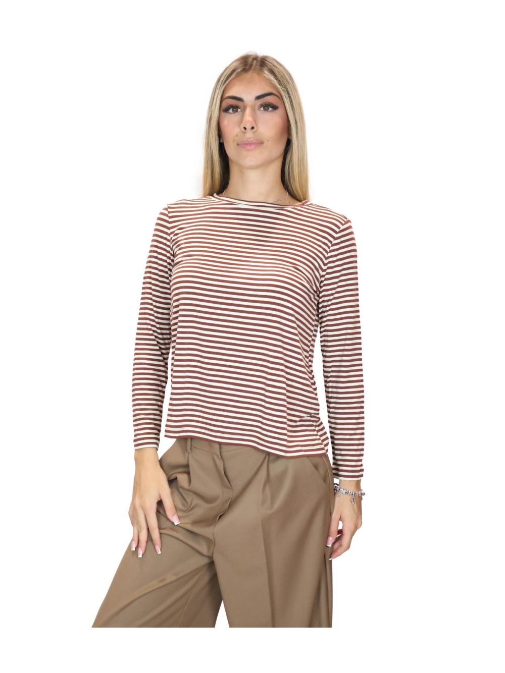 T-shirt Emme Marella MORA Donna - Marrone