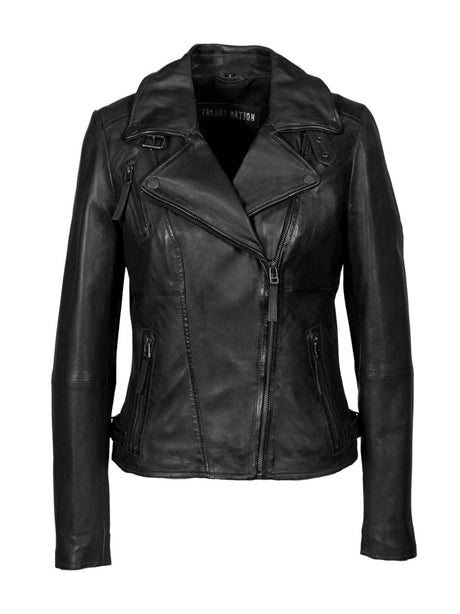 Giubbotto Freaky Nation biker princess sca Donna - Nero Freaky Nation  Angolo dello Sport