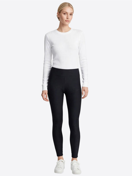 Leggings Gaelle LYCRA CON RICAMO LOGO Donna - Nero
