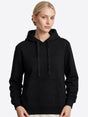 Felpa Gaelle CAPPUCCIO E LOGO EMBOSSED SUL DAVANTI Donna - Nero