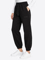 Pantalone Felpa Gaelle POLSINO E RICAMO LOGO Donna - Nero