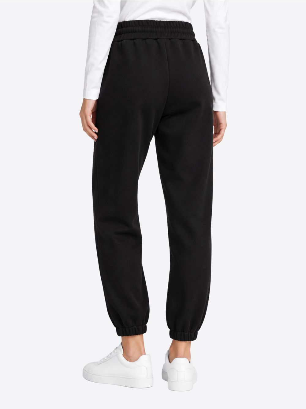 Pantalone Felpa Gaelle POLSINO E RICAMO LOGO Donna - Nero
