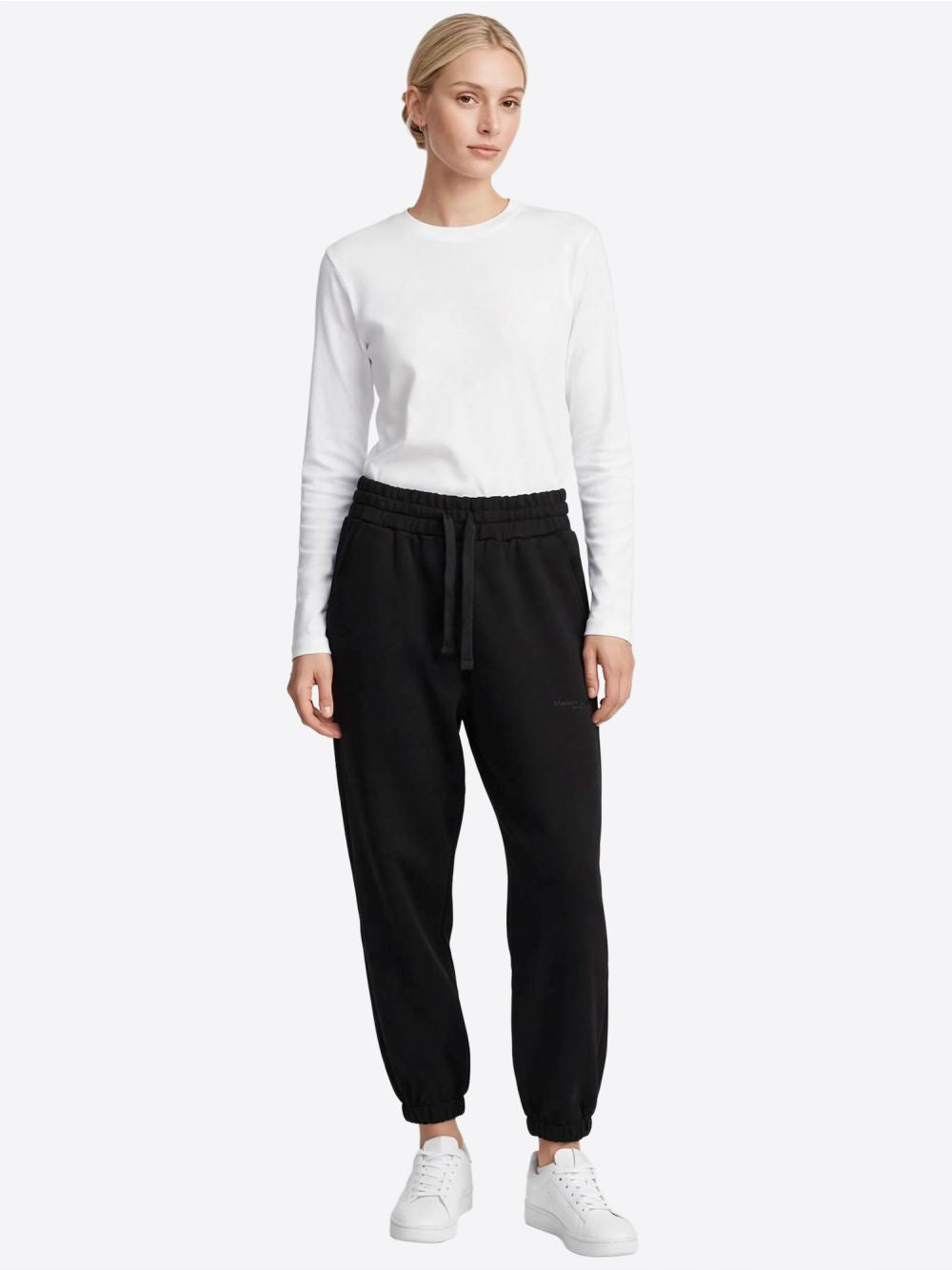 Pantalone Felpa Gaelle POLSINO E RICAMO LOGO Donna - Nero