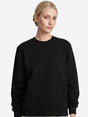 Felpa Gaelle PARICOLLO MANICA LUNGA CON LOGO EMBOSSED Donna - Nero