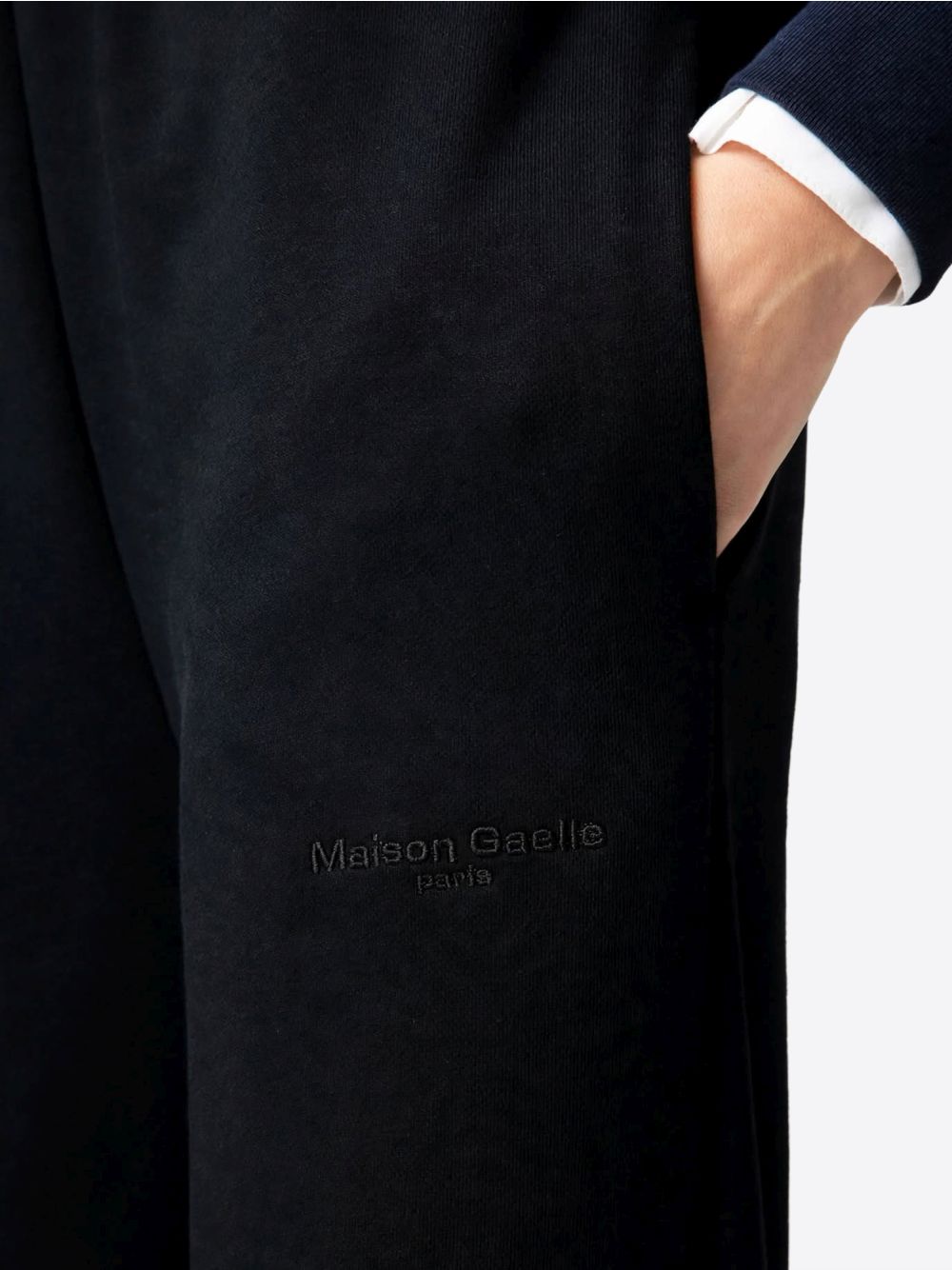 Pantalone Felpa Gaelle RICAMO LOGO Donna - Nero