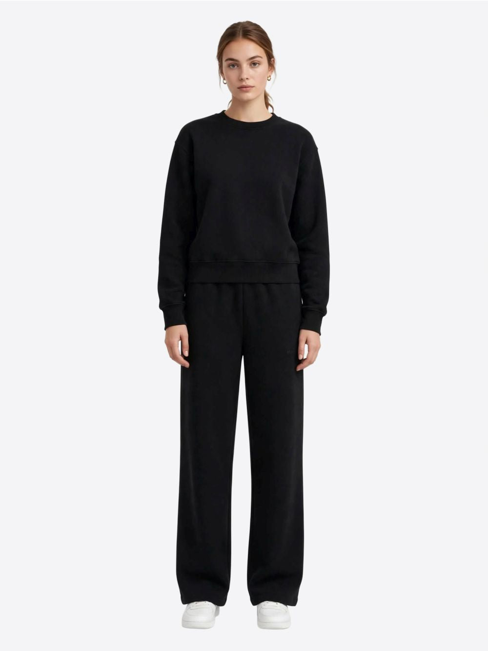 Pantalone Felpa Gaelle RICAMO LOGO Donna - Nero
