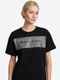T-shirt Gaelle PARICCOLO MEZZA MANICA CON APPLICAZIONE STRASS Donna - Nero