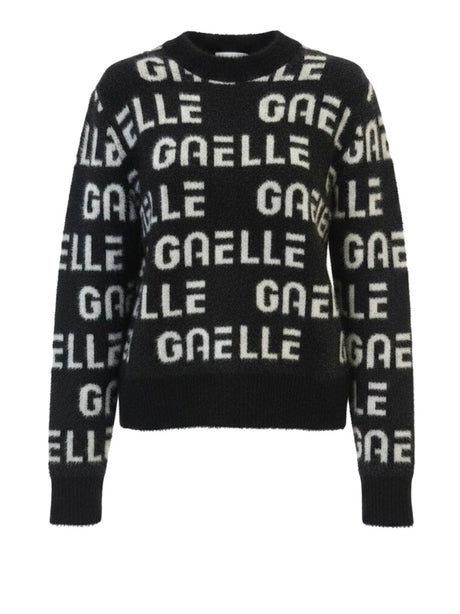Pullover Gaelle PARICOLLO CON PERSONALIZZAZIONE JACQUARD Donna - Nero