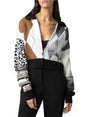 Pullover Gaelle FULL ZIP MANICA LUNGA Donna - Avorio