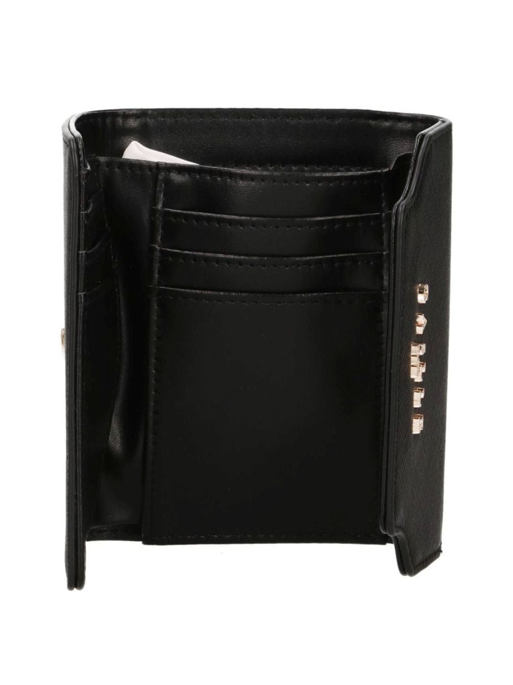 Portafoglio Gaelle MINI CONTINENTAL ESSSENTIAL SAFFAINO Donna - Nero