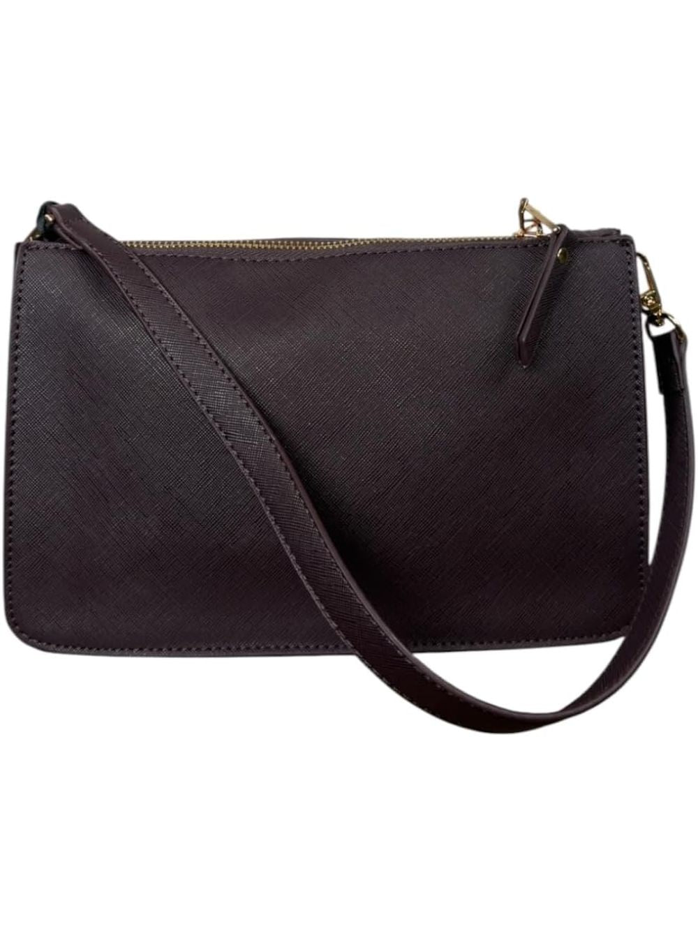 Borsa Pochette Gaelle MINI POCHETTE MAXILOGO SAFFIANO Donna - Marrone