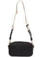 Borsa Gaelle MINI CAMERA BAG MAXILOGO SAFFIANO Donna - Nero