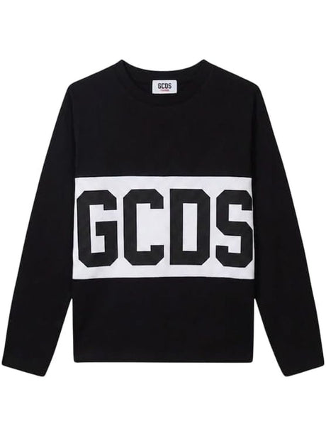 T-shirt GCDS ml Bambino - Nero