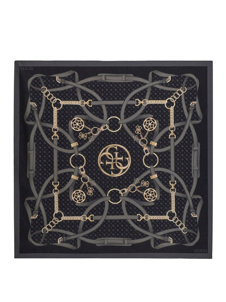 Foulard Guess PRINTED KEFIAH Donna - Nero