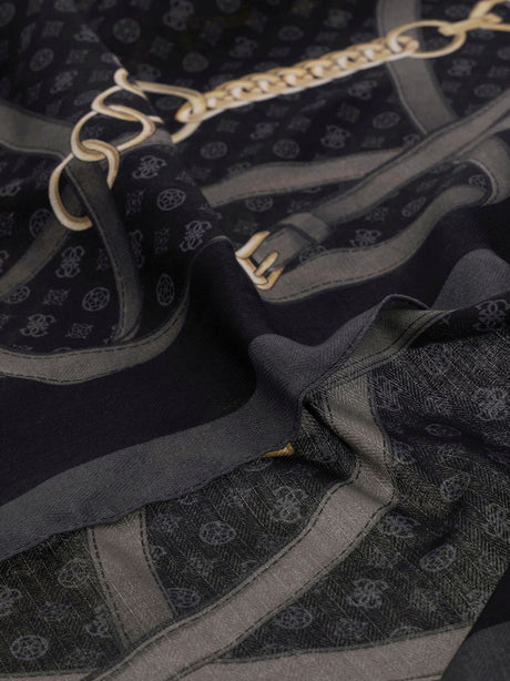 Foulard Guess PRINTED KEFIAH Donna - Nero