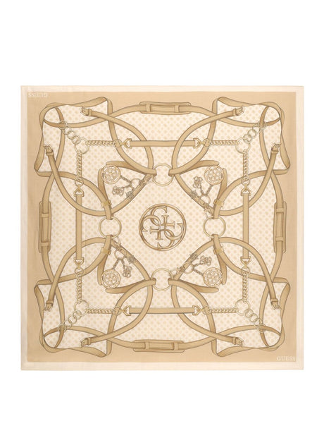 Foulard Guess PRINTED KEFIAH Donna - Avorio