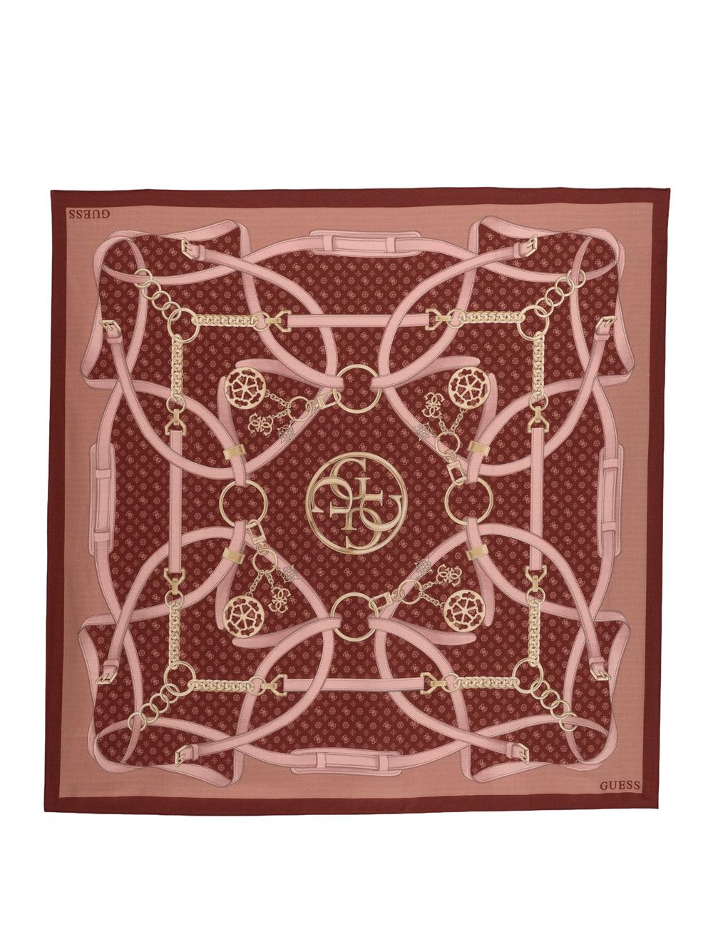 Foulard Guess PRINTED KEFIAH Donna - Bordeaux