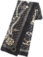 Foulard Guess 90X90CM PRINTED SQUARE FOULARD Donna - Nero