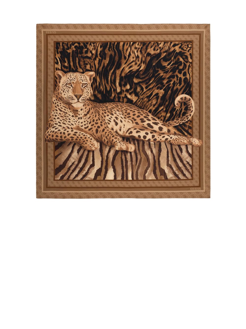 Foulard Guess 120 X 120 PRINTED KEFIAH Donna - Beige