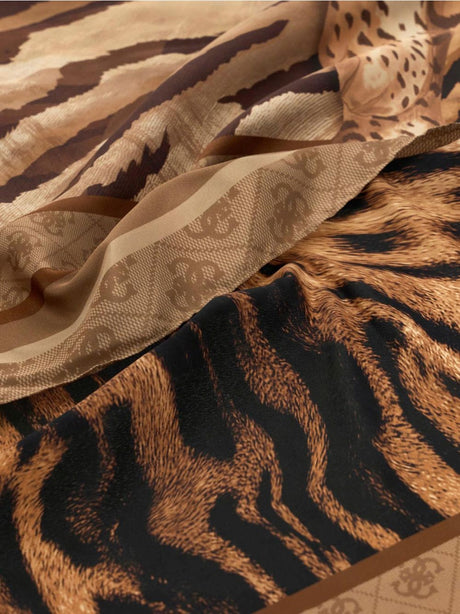 Foulard Guess 120 X 120 PRINTED KEFIAH Donna - Beige
