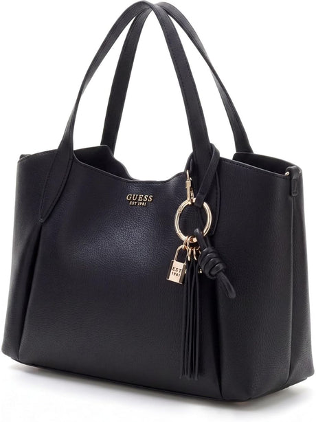 Borsa Guess MELODY 2 IN 1 SATCHEL Donna - Nero