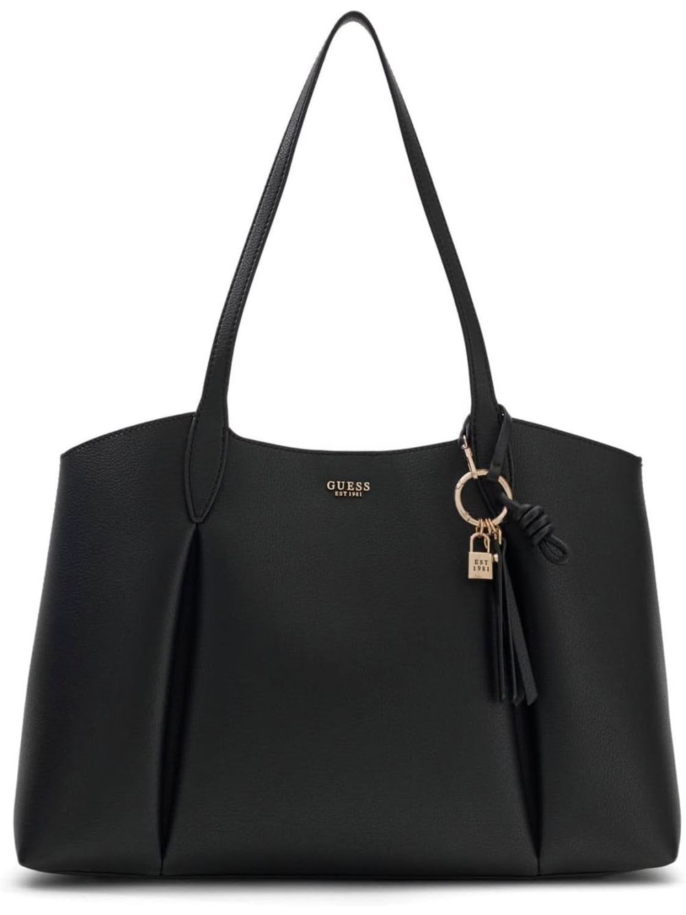 Borsa Guess MELODY 2 IN 1 TOTE Donna - Nero