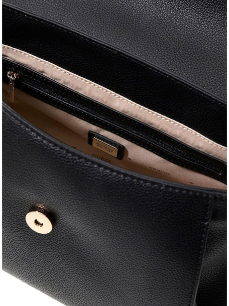 Borsa Guess DEVON TOP HANDLE FLAP Donna - Nero
