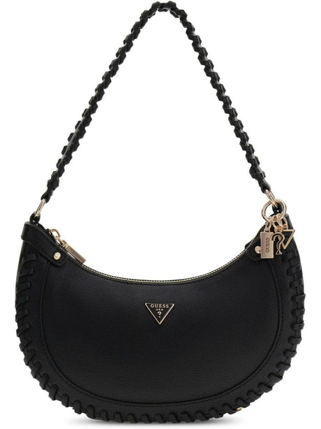 Borsa Guess PETRA HOBO Donna - Nero