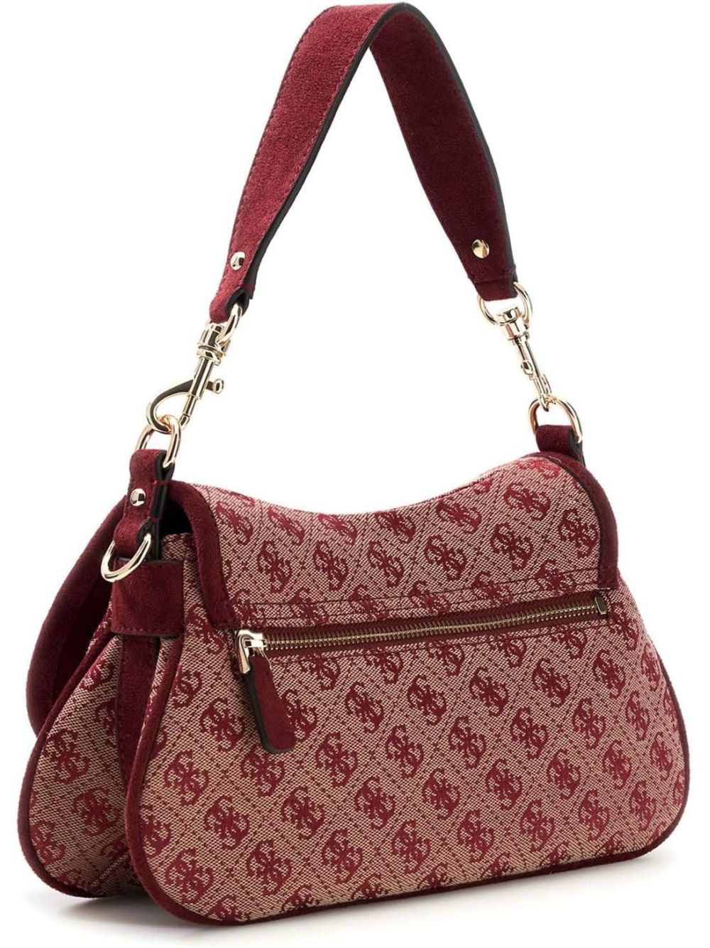 Borsa Guess SAMANTHA FLAP SHOULDER BAG Donna - Rosso