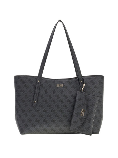 Borsa Guess BRENTON TOP ZIP TOTE Donna - Nero