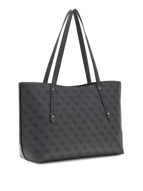 Borsa Guess BRENTON TOP ZIP TOTE Donna - Nero