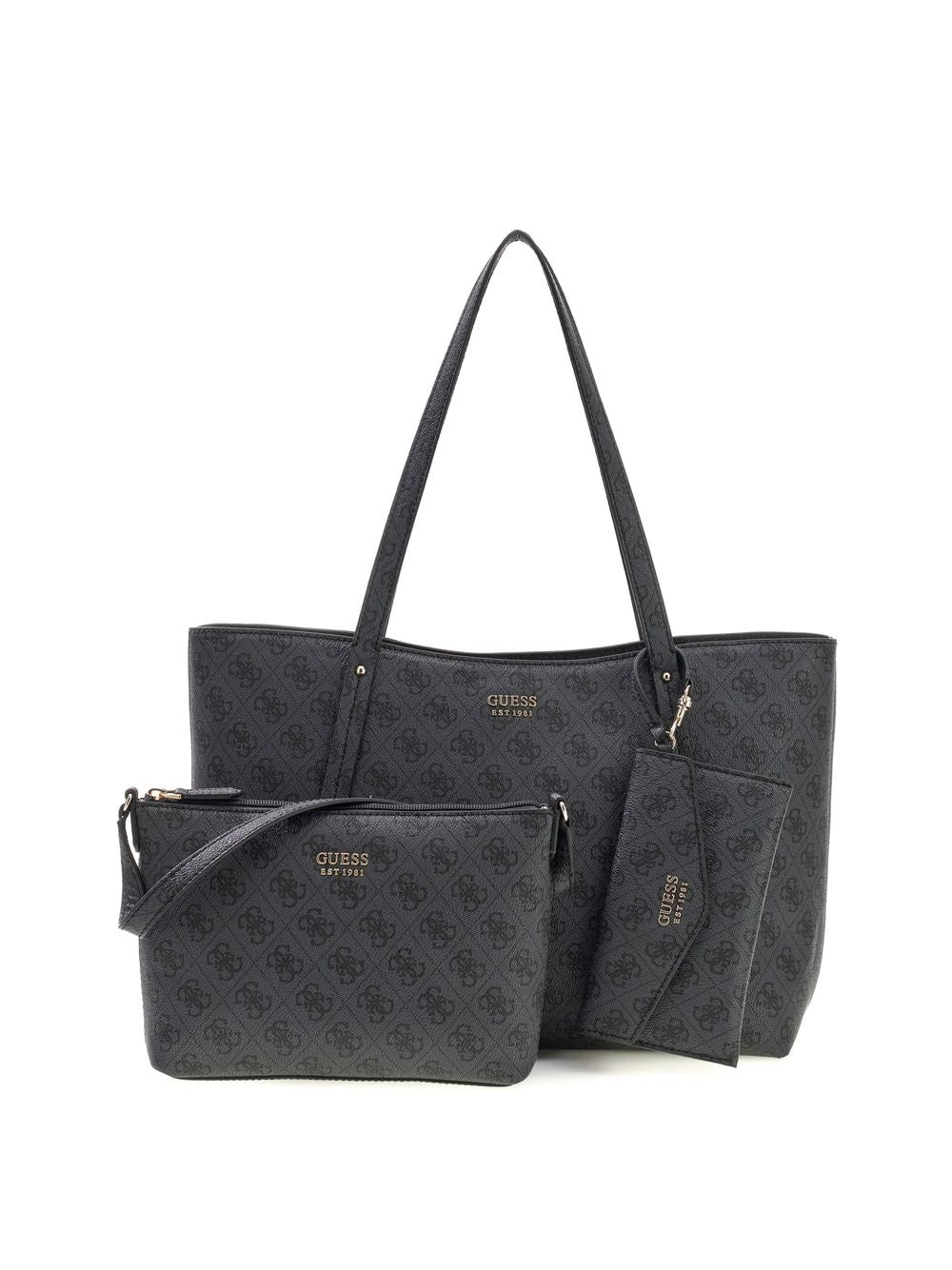 Borsa Guess BRENTON TOP ZIP TOTE Donna - Nero