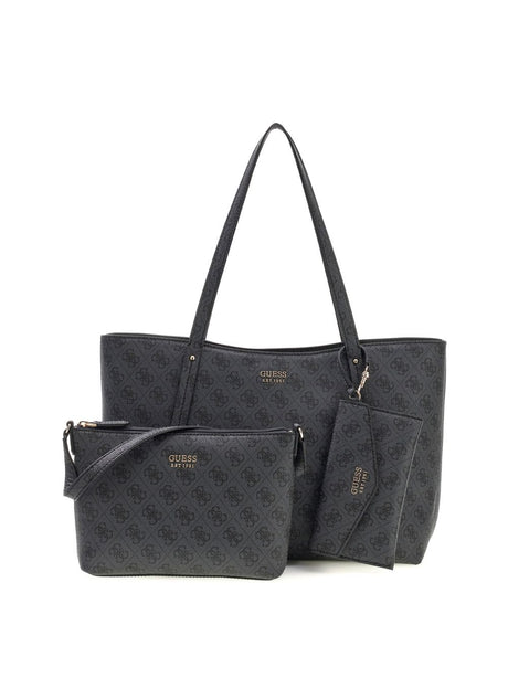 Borsa Guess BRENTON TOP ZIP TOTE Donna - Nero