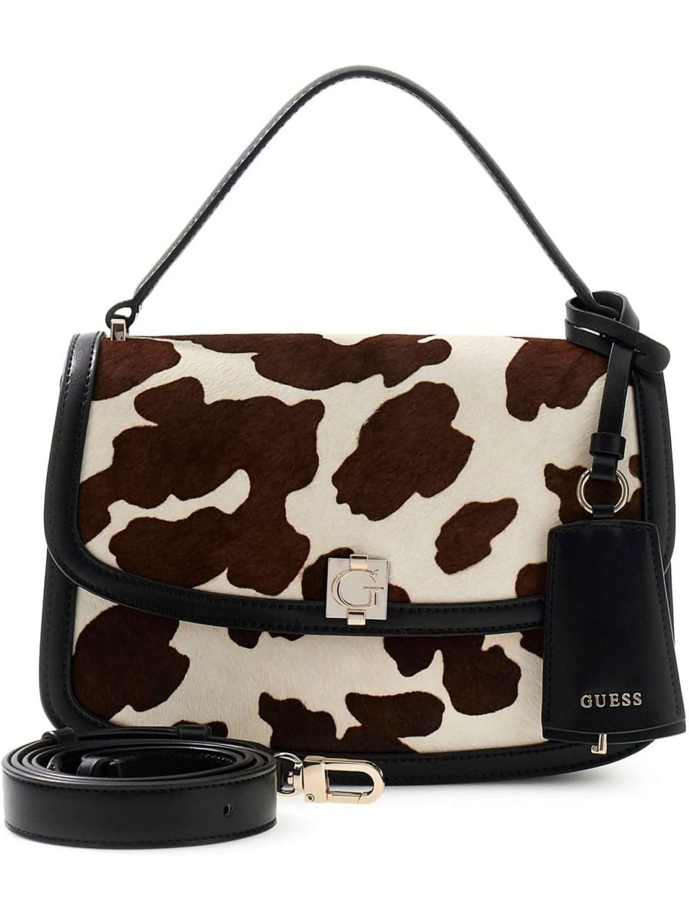 Borsa Guess AUDREY CONVERTIBLE XBODY FLAP Donna - Marrone