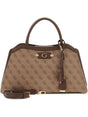 Borsa Guess LINDSEY GIRLFRIEND SATCHEL Donna - Marrone