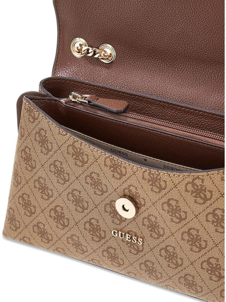 Borsa Guess LINDSEY CONVERTIBLE XBODY FLAP Donna - Marrone