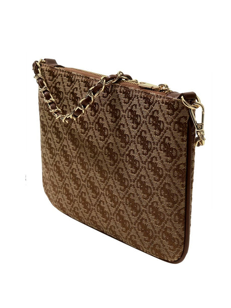 Borsa Guess FLAT POUCH Donna - Marrone