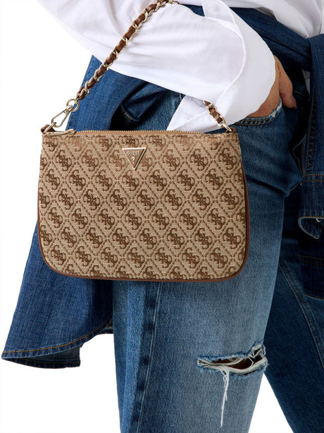 Borsa Guess FLAT POUCH Donna - Marrone