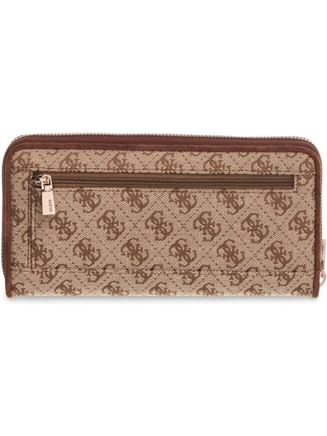 Portafoglio Guess SAMANTHA SLG LRG ZIP AROUND Donna - Beige