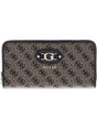 Portafoglio Guess SAMANTHA SLG LRG ZIP AROUND Donna - Nero