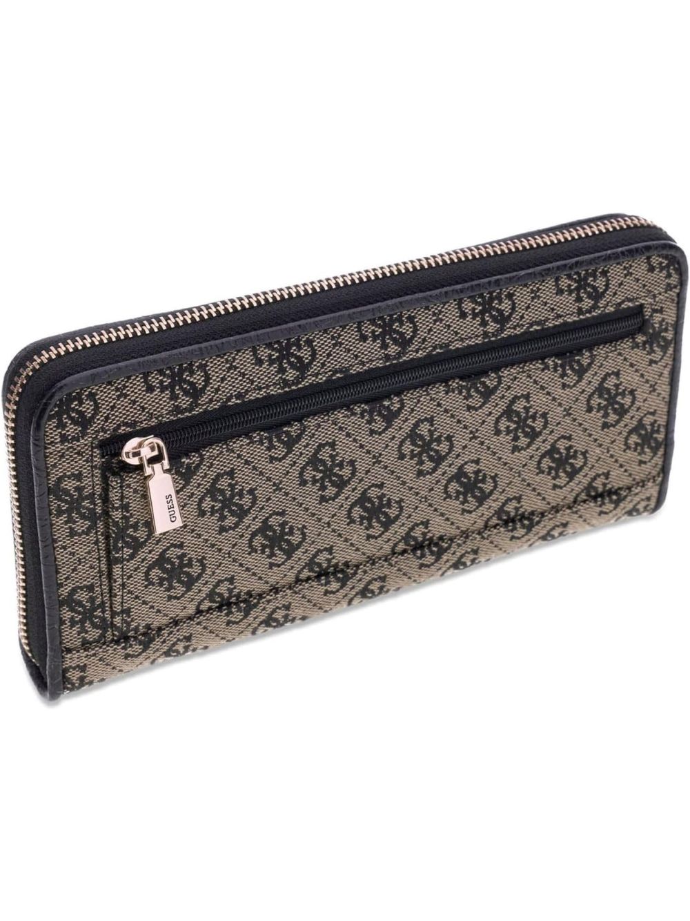 Portafoglio Guess SAMANTHA SLG LRG ZIP AROUND Donna - Nero