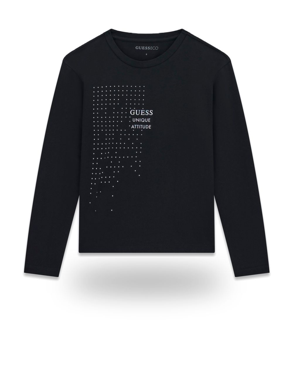 T-shirt Guess MIDI LS Bambina - Nero
