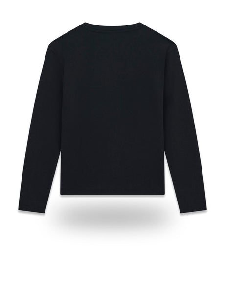 T-shirt Guess MIDI LS Bambina - Nero