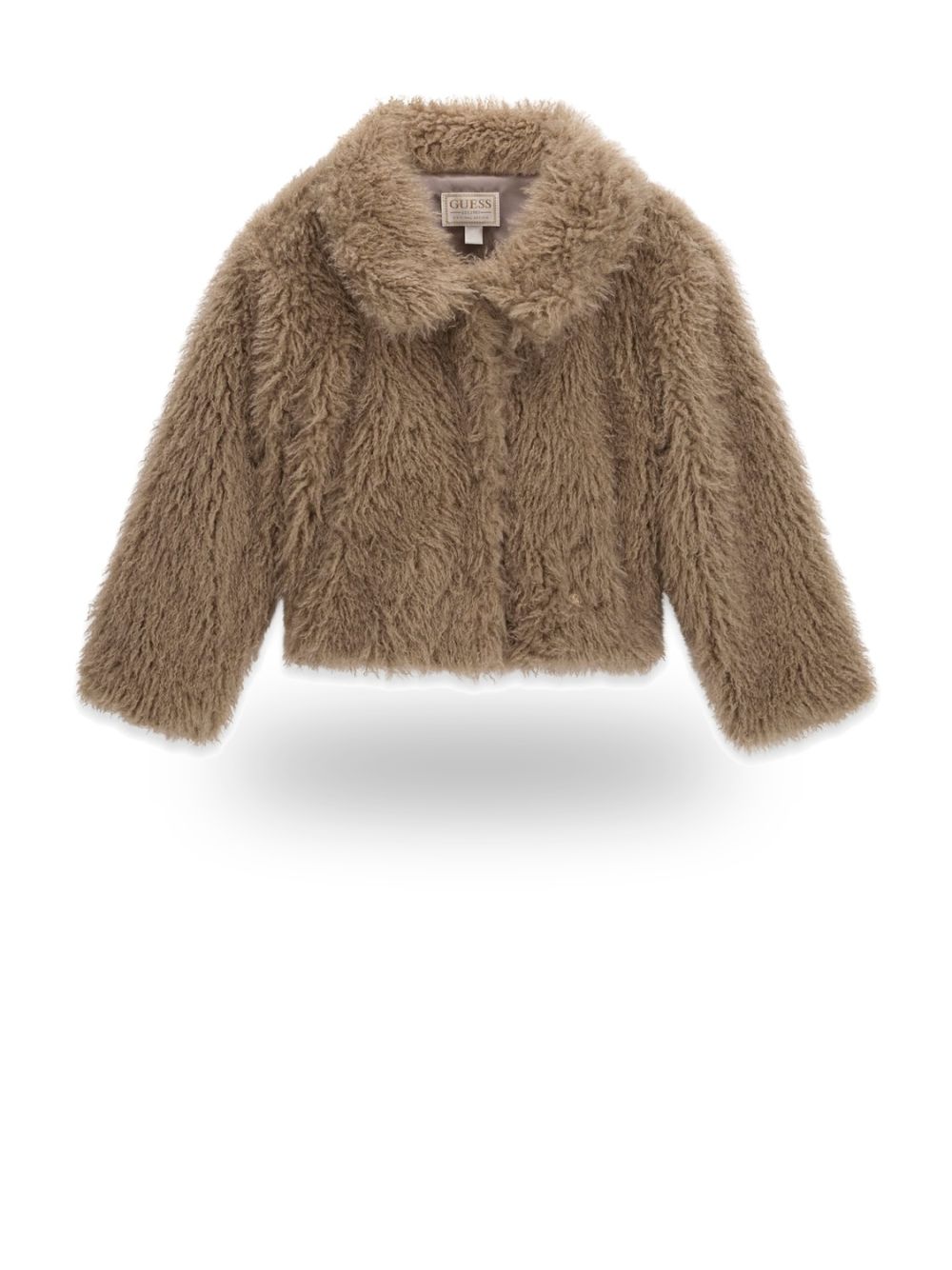 Giubbotto Guess FAUX FUR LS JACKET Bambina - Beige