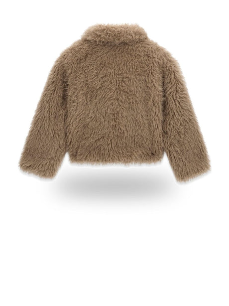 Giubbotto Guess FAUX FUR LS JACKET Bambina - Beige