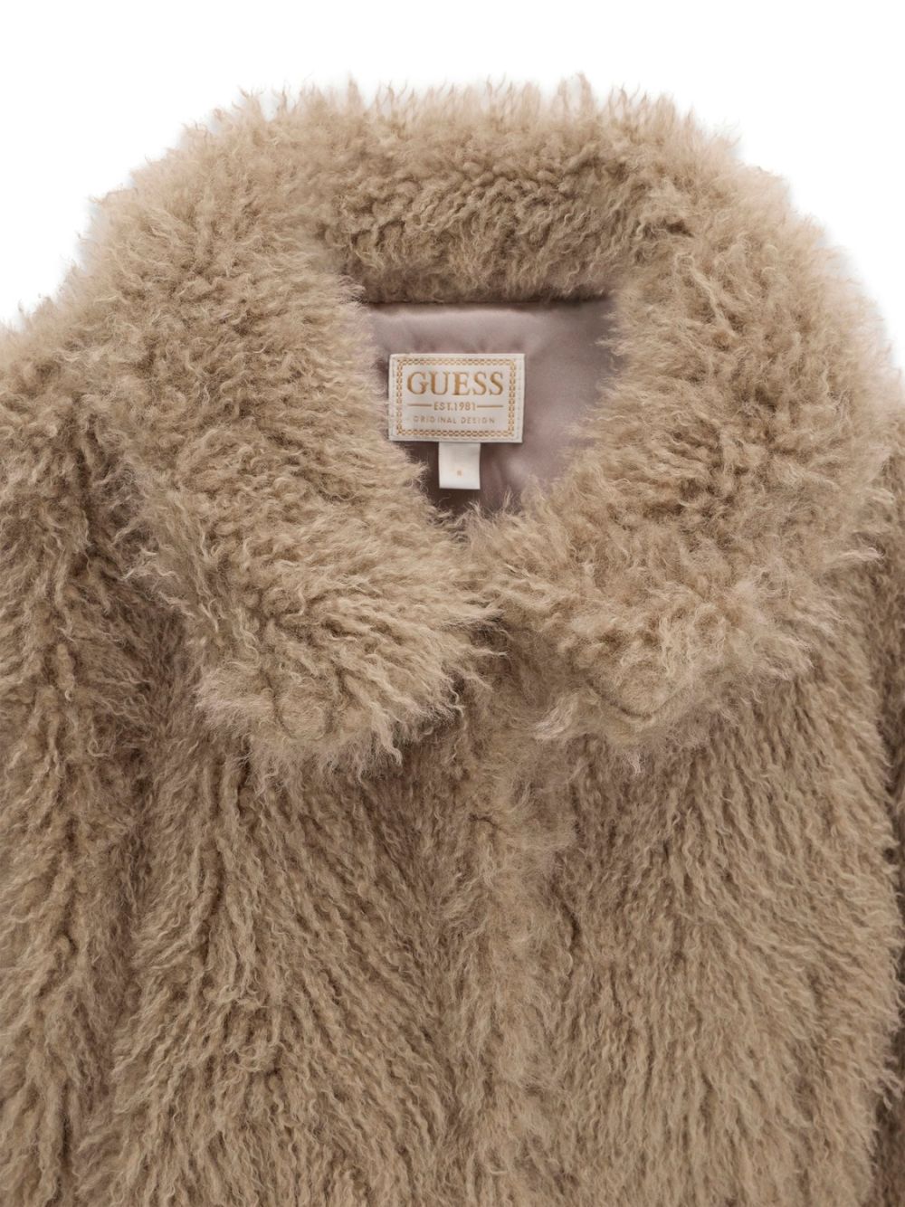 Giubbotto Guess FAUX FUR LS JACKET Bambina - Beige