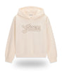 Felpa Guess RELAXED REGULAR HOODED LS ACT Bambina - Avorio
