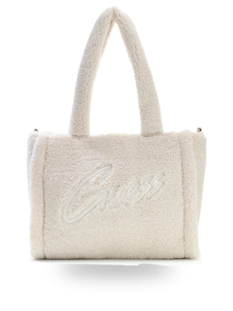 Borsa Guess TEDDY TOTE BAG Bambina - Avorio